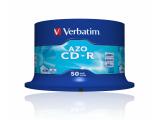 Оптично устройство ( записвачка) за компютър Verbatim CD-R AZO  Crystal - 50 Pack Spindle 43343