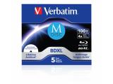 Verbatim MDISC Lifetime Archival  BDXL 100GB Printable - 5 pack jewel case снимка №2