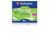 Verbatim CD-RW Verbatim 700MB 10 pcs Pack 12x JewelCase Scratchresist retail снимка №3