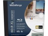 Оптично устройство ( записвачка) за компютър MediaRange BD-R XL 100GB 4x printable disc in jewel case, MR520