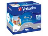 Представяне на писачка Verbatim BD-R DL 50GB  6x - Wide Printable No ID Brand - 10 Pack Jewel Case