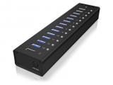 Описание и цена на USB Hub RaidSonic ICY BOX IB-AC6113 Active 13-Port USB 3.0 Hub in solid aluminum enclosure