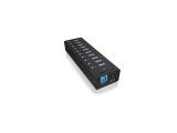 RaidSonic ICY BOX IB-AC6110 Active 10-port USB 3.0 hub in a robust aluminum enclosure    снимка №2