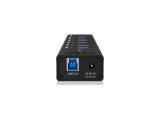 RaidSonic ICY BOX IB-AC618 Active 7-Port USB 3.0 Hub in a robust aluminum enclosure    снимка №2