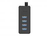 Orico USB3.0 HUB 4 port - USB/Micro USB input, 1m cable - W5P-U3-100-BK-PRO снимка №2 Orico USB3.0 HUB 4 port - USB/Micro USB input, 1m cable - W5P-U3-100-BK-PRO снимка №2