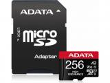 Описание и цена на Memory Card ADATA 256GB High Endurance UHS-I U3 V30 A2 Class 10 Micro SDXC