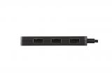 Hama 12324 хъб USB 2.0 Slim, 4 x  USB-A, Bus-Powered  снимка №2