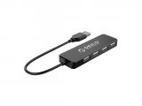 Описание и цена на USB Hub Orico USB2.0 HUB 4 port Black - FL01-BK