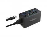 LogiLink  USB 3.0 Hub with All-in-One Card Reader    снимка №2