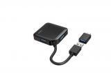 Hama USB хъб USB-А 4-портов, USB 3.2 Gen 1, 5 Gbit/s, USB-C адаптер    снимка №2