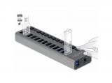 DeLock External SuperSpeed USB Hub with 13 Ports + Switch снимка №2 DeLock External SuperSpeed USB Hub with 13 Ports + Switch снимка №2