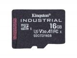 Описание и цена на Memory Card Kingston 16GB Industrial microSDHC UHS-I Speed Class U3, V30, A1 SDCIT2/16GBSP
