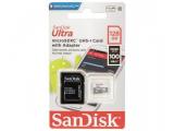 Описание и цена на Memory Card SanDisk 128GB Ultra microSDXC UHS-I, Class 10, 100Mb/s, Adapter