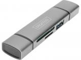 Описание и цена на Card Reader Digitus  Dual Card Reader Hub USB-C / USB 3.0, OTG