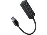 Описание и цена на USB Hub Axagon HUE-M1AL 4x USB 3.2 Gen 1 MINI hub, metal, 1.2m