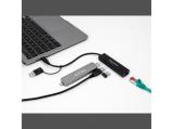DeLock 3 Port USB 3.2 Gen 1 Hub + Gigabit LAN with USB Type-C or USB Type-A connector  снимка №3