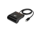 Описание и цена на Card Reader ACT ID card External USB-C SmartCard eID Card Reader, black