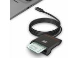 ACT External USB-C SmartCard eID Card Reader, black ID card снимка №2