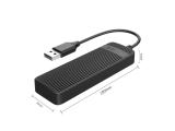 Orico USB2.0 HUB 4 port Black - FL02-BK  снимка №3