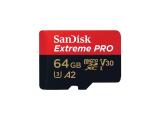 Описание и цена на Memory Card SanDisk 64GB Extreme PRO microSDXC UHS-I Class 10 U3, A2, V30 SDSQXCU-064G-GN6MA