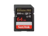 Флашка ( флаш памет ) SanDisk Extreme PRO SDHC, 64GB, UHS-1, Class 10, U3, 90 MB/s 