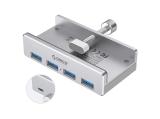 Описание и цена на USB Hub Orico USB 3.0 HUB Clip Type 4 port MH4PU-P-SV-BP