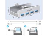Orico USB 3.0 HUB Clip Type 4 port MH4PU-P-SV-BP  снимка №4