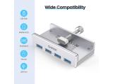 Orico USB 3.0 HUB Clip Type 4 port MH4PU-P-SV-BP  снимка №5