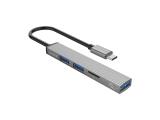 Описание и цена на USB Hub Orico USB3.0/2.0 HUB 3 port + card reader TYPE C, Aluminum
