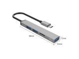 Orico USB3.0/2.0 HUB 3 port + card reader TYPE C, Aluminum  снимка №4