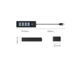 Orico HUB USB3.0 4 port Black  снимка №2