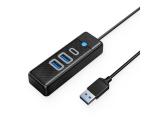 Описание и цена на USB Hub Orico HUB USB3.0 3 port - 2 x USB3.0, 1 x Type C, Black