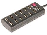 Описание и цена на USB Hub LogiLink USB 2.0 Hub 13-Port with On/Off Switch - hub - 13 ports