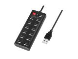 LogiLink  USB 2.0 Hub 13-Port with On/Off Switch - hub - 13 ports  снимка №2