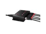 Lindy 4 port USB 3.0 metal hub, 43374  снимка №3