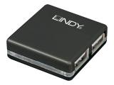 Lindy 4 Port USB 2.0 Mini Hub  снимка №2