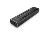 Lindy 10 Port USB 3.0 Hub with On/Off Switches  снимка №4