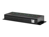 Lindy Industrial USB 2.0 Hub - hub - 7 ports  снимка №4