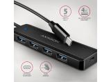 Axagon HUE-C1C 4x USB3.2 Gen 1 Travel hub  снимка №2