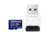 Описание и цена на Memory Card Samsung 256GB PRO Plus microSDXC UHS-I, Адаптер, USB четец