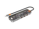 Canyon DS-13 7in1 4k USB-C Transparent Space Grey (CNS-TDS13)  снимка №2