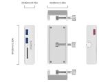 Orico USB 3.0 HUB + SD card reader MH2AC-U3-SV-BP  снимка №2