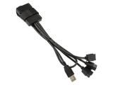 Описание и цена на USB Hub Lian-Li USB Хъб PW-U2TPAB USB 2.0 1-към-3 Hub - Черно