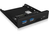 ICY BOX IB-HUB1417-I3 3-port hub for 3.5 inch drive bay with card reader and USB 3.0  снимка №2