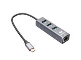 Описание и цена на USB Hub VCom Docking USB Type-C to USB3.0 x 3 + LAN