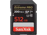 Описание и цена на Memory Card SanDisk 512GB Extreme PRO SDHC UHS-1 Class 10 U3 140 MB/s SDSDXXD-512G-GN4IN