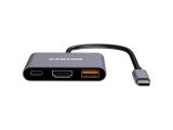 Canyon hub DS-4 3in1 USB-C Grey, CNS-TDS4  снимка №2
