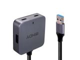 Lindy USB Hub USB 3.0 4 Ports 5m  снимка №4