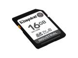 Описание и цена на Memory Card Kingston 16GB Industrial SD Memory Card Ideal for extreme conditions UHS-I Speed Class U3, V30, A1 SDIT/16GB