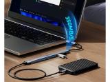 Orico HUB USB-C/USB-A 7 port - USB3.0 x 1, USB2.0 x 6 - YSA2-U3-GY  снимка №3